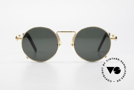Jean Paul Gaultier 56-8171 Customized Chrome Gold, 1st model of the Gaultier eyewear collection from 1991, Made for Men and Women