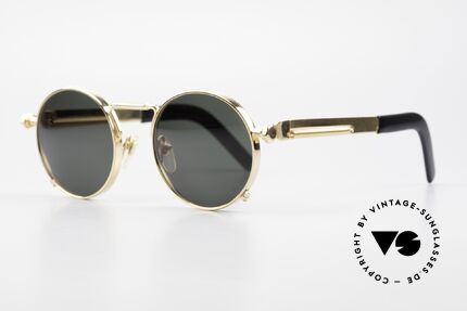 Jean Paul Gaultier 56-8171 Customized Chrome Gold, incredible sturdy bridge and hinges (You must feel it!), Made for Men and Women