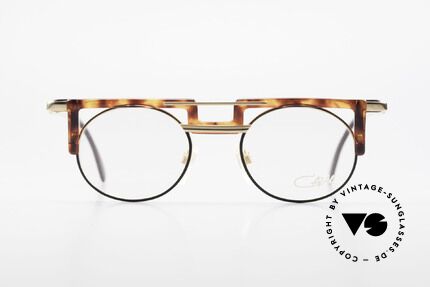 Cazal 745 Old Cazal 90's Eyeglass-Frame, great combination of shapes, colors & materials, Made for Men and Women