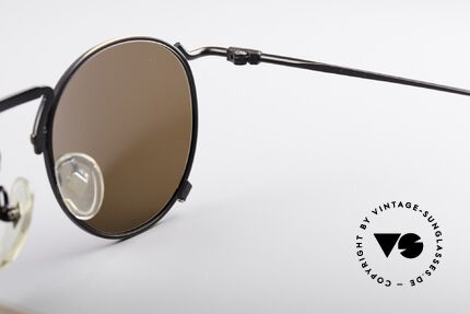 Jean Paul Gaultier 55-8174 90's Designer Shades, brown sun lenses can be replaced with prescriptions, Made for Men and Women