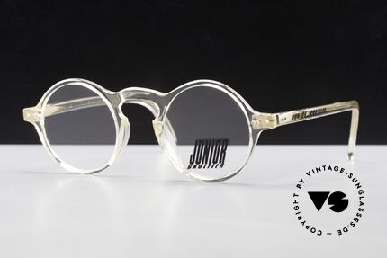 Jean Paul Gaultier 57-0072 90's Vintage Designer Frame, timeless round designer glasses by J. P. Gaultier, Made for Men and Women