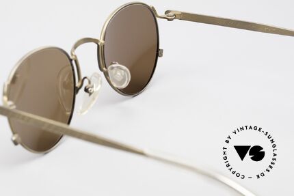 Jean Paul Gaultier 57-1171 90's JPG Designer Sunglasses, the sun lenses can be replaced with optical lenses, Made for Men and Women