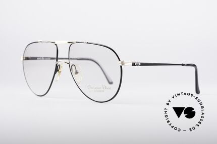 Christian Dior 2248 XL 80's Eyeglasses, classic aviator design in XL size 60-17 (145mm width), Made for Men