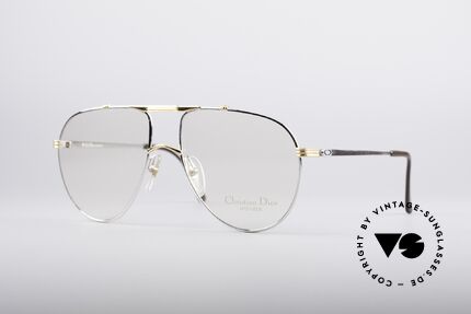 Christian Dior 2248 XL 80's Eyeglasses, noble frame of the "Monsieur"-series by Christian Dior, Made for Men