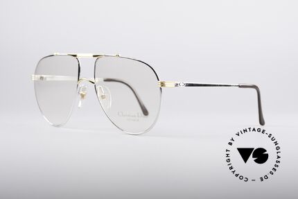 Christian Dior 2248 XL 80's Eyeglasses, classic aviator design in XL size 60-17 (145mm width), Made for Men
