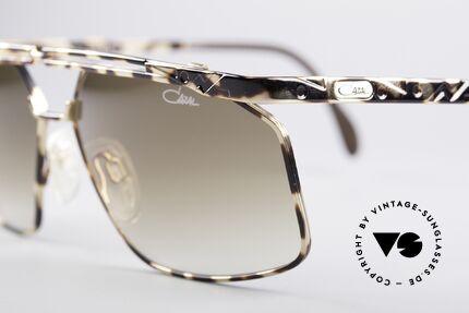 Cazal 966 Men's 90's Designer Shades, great metalwork & interesting frame pattern, top!, Made for Men