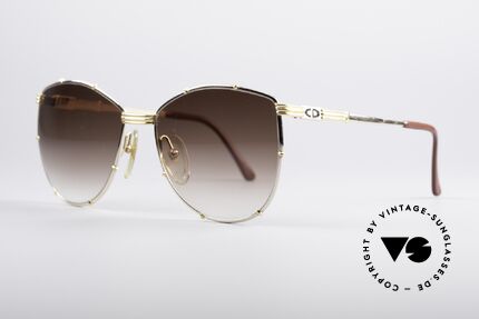Christian Dior 2472 80's Vintage Shades, double-coloured frame and temples - rich in detail, Made for Women