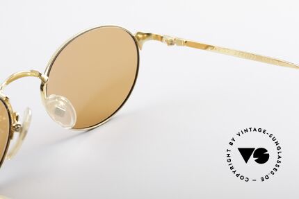 Jean Paul Gaultier 57-2172 Gold Plated Frame, frame is made for lenses of any kind (optical / sun), Made for Men and Women