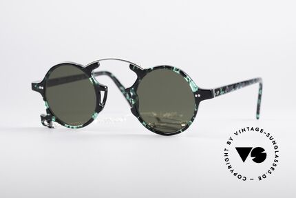 Jean Paul Gaultier 58-0271 90's Steampunk Shades, vintage round sunglasses by Jean Paul Gaultier, Made for Men and Women