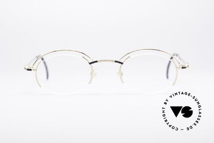 Cazal 773 Oval Round Vintage Frame, enchanting frame design (semi rimless); just fancy!, Made for Women