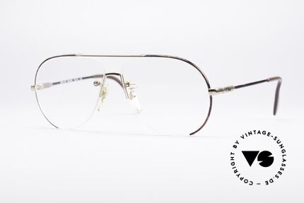 Glasses Cazal 723 Rimless 80 s Aviator Frame