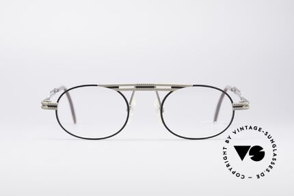 Cazal 762 Oval Vintage Eyeglasses, very creative frame construction (typically Cazal), Made for Men