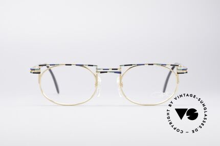 Cazal 759 No Retro 90's Vintage Frame, great geometrical play (oval & square, at the same time), Made for Men and Women