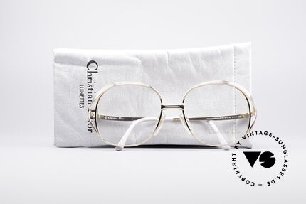 Christian Dior 2474 80's Vintage Frame, metal frame is made for lenses of any kind, Made for Women