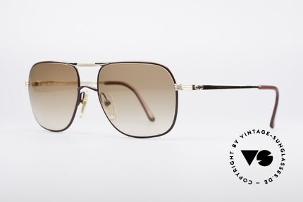 Christian Dior 2443 80's Monsieur Frame, very noble frame (gold-plated and claret-red coated), Made for Men