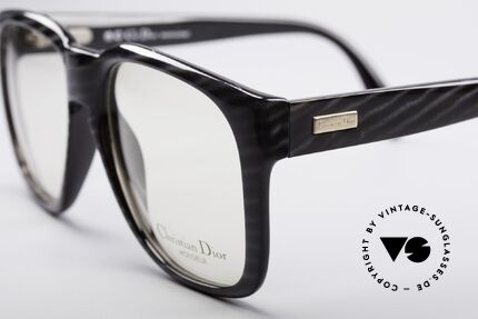 Christian Dior 2295 80's Designer Frame Monsieur, noble and discreet coloring (a kind of 'black-horn'), Made for Men