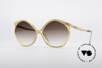 Christian Dior 2085 70's Sunglasses, sophisticated Dior ladies´ shades of the 1970's, Made for Women