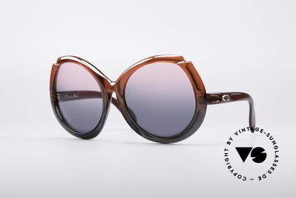 Christian Dior D11 Huge 70's Shades, Ch. Dior XXL designer sunglasses from the early 1970's, Made for Women