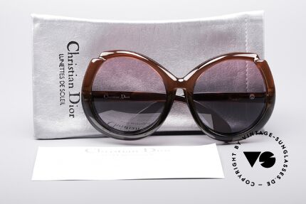 Christian Dior D11 Huge 70's Shades, terrific colouring (gradient from Ruby-Colored to Gray), Made for Women
