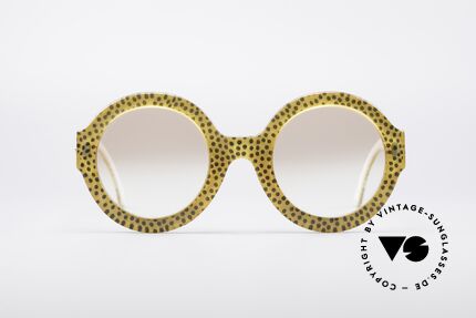 Christian Dior 2567 Round 90's Shades, oversized round design with striking frame pattern, Made for Women