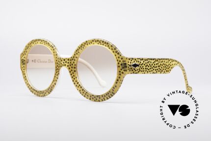 Christian Dior 2567 Round 90's Shades, a true eye-catcher, extravagant & elegant; unique!, Made for Women