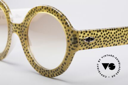 Christian Dior 2567 Round 90's Shades, 1st class wearing comfort thanks to Optyl-material, Made for Women