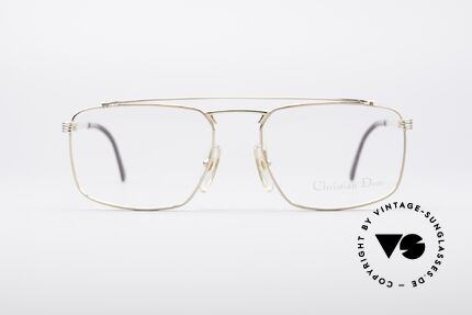 Christian Dior 2652 90's Vintage Frame, striking gent's model & masterly made metal frame, Made for Men