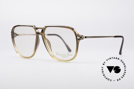 Christian Dior 2296 Vintage 80's Monsieur Series, honey-brown front & gold temples, S size 56/11, Made for Men Christian Dior 2296 Vintage 80's Monsieur Series, honey-brown front & gold temples, S size 56/11, Made for Men