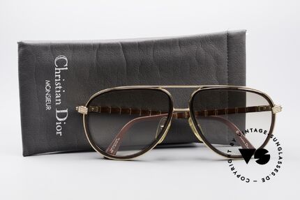 Christian Dior 2526 XL 1980's Aviator Sunglasses, NO RETRO sunglasses, but a 27 years old original!, Made for Men