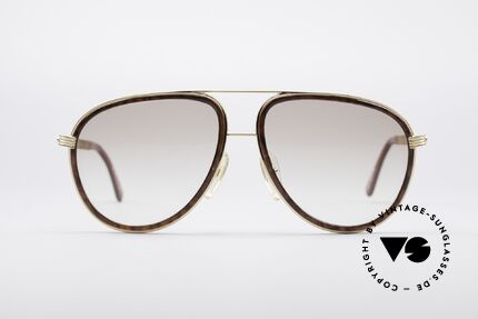 Christian Dior 2526 XL 1980's Aviator Sunglasses, X-large frame; drop-shaped: classic aviator design, Made for Men