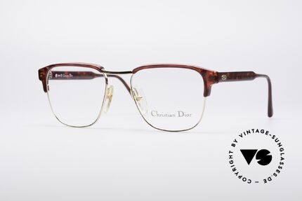 Christian Dior 2570 90's Designer Frame, classic 'combi glasses' by C.Dior from the 1990's, Made for Men