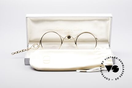 Christian Dior 2583 Lorgnon Lorgnette, precious luxury accessory; 14 ct. gold-plated; vertu !!, Made for Women