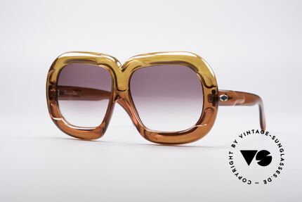 Christian Dior D10 Huge 70's Shades, Ch. Dior XXL designer sunglasses from the early 1970's, Made for Women