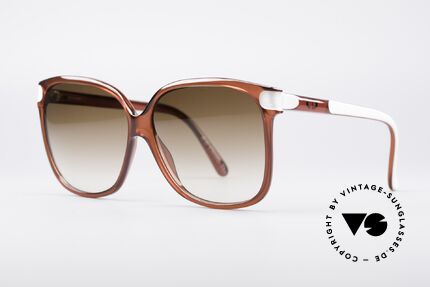 Christian Dior 2284 80's Ladies Shades, oversized frame and huge brown-gradient lenses, Made for Women