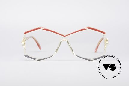 Cazal 180 80's Designer Glasses, crystal clear frame with great colors; just unique!, Made for Women Cazal 180 80's Designer Glasses, crystal clear frame with great colors; just unique!, Made for Women