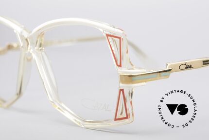 Cazal 172 Crystal Clear 80's Frame, new old stock (like all our vintage Designer-Cazals), Made for Women