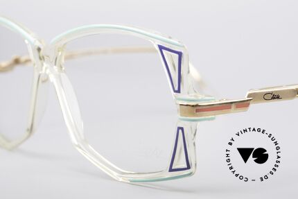 Cazal 172 Crystal Clear 80's Frame, new old stock (like all our vintage Designer-Cazals), Made for Women