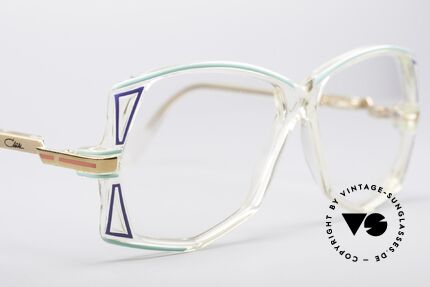 Cazal 172 Crystal Clear 80's Frame, NO RETRO FASHION, but a true original from 1987!, Made for Women