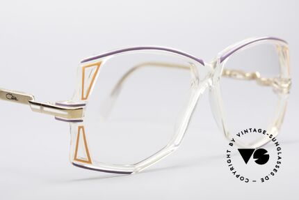 Cazal 172 Crystal Clear 80's Frame, NO RETRO FASHION, but a true original from 1987!, Made for Women