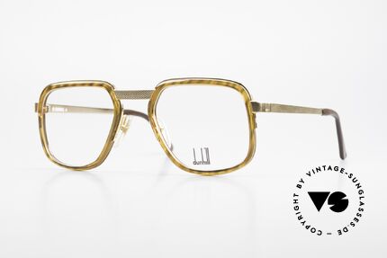 Dunhill 6073 Gold Plated 80's Glasses Men, well-known classiness by the Englisch noble brand, Made for Men