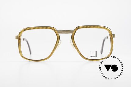 Dunhill 6073 Gold Plated 80's Glasses Men, striking Alfred Dunhill vintage eyeglasses from 1989, Made for Men