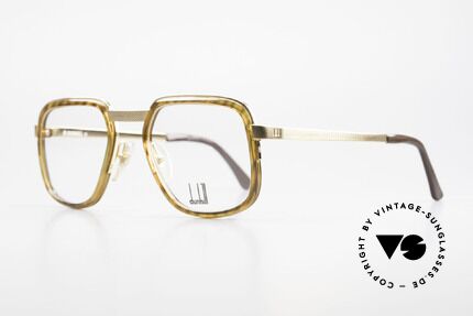 Dunhill 6073 Gold Plated 80's Glasses Men, brilliant monolithic craftsmanship; gold-plated frame, Made for Men
