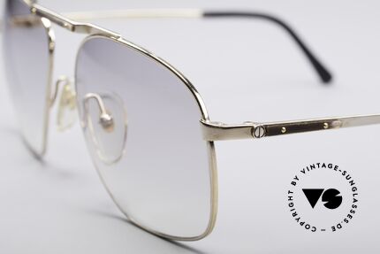 Dunhill 6046 80's Frame With Horn Appliqué, light tinted gray-gradient lenses; 100% UV protection, Made for Men