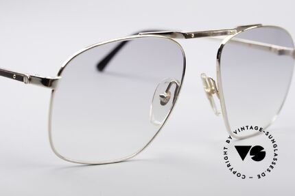 Dunhill 6046 80's Frame With Horn Appliqué, classic status = a prerequisite for all Dunhill designs, Made for Men