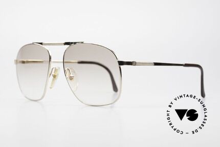 Dunhill 6046 80's Luxury Frame Gold Plated, gold-plated metal frame with light tinted sun lenses, Made for Men