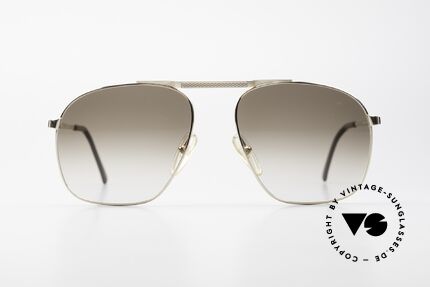 Dunhill 6046 Old 80's Aviator Luxury Glasses, extremely noble men's glasses by Dunhill from 1987, Made for Men