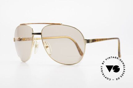 Dunhill 6070 90's Luxury Shades For Men, flexible (Comfort-Fit) gold-plated metal frame, Made for Men