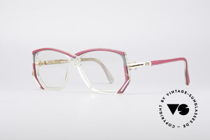 Cazal 197 80's Designer Glasses, distinctive 1980's designer piece in SMALL size 55-12, Made for Women