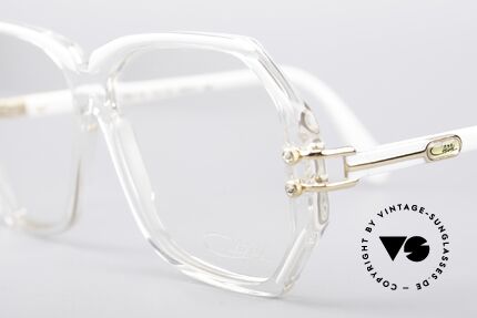 Cazal 169 Vintage Designer Frame, with some tiny rhinestones as ornamental screws, Made for Women