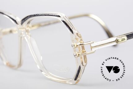 Cazal 169 Small Designer Frame, with some tiny rhinestones as ornamental screws, Made for Women